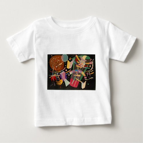 Kandinsky Composition X Abstract Artwork Baby T_Shirt