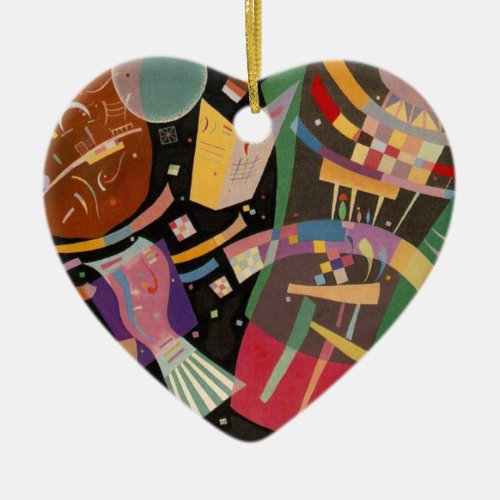 Kandinsky Composition X Abstract Artwork Ceramic Ornament