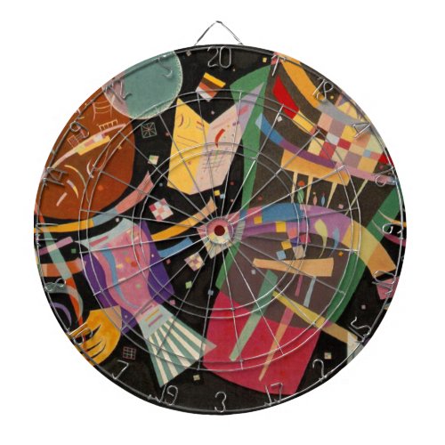 Kandinsky Composition X Abstract Artwork Dartboard