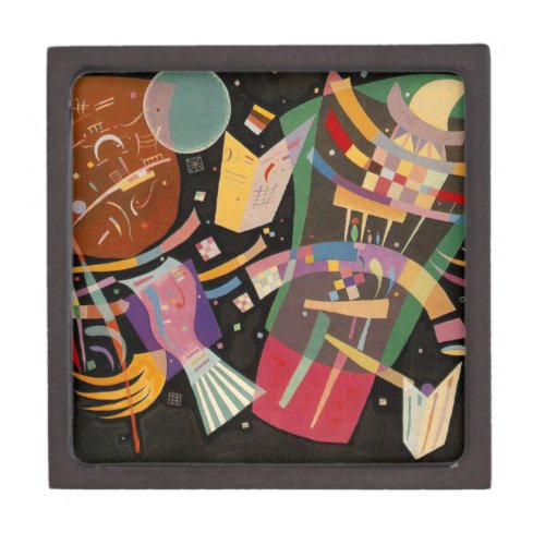 Kandinsky Composition X Abstract Artwork Jewelry Box