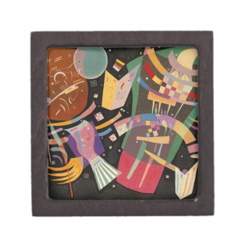 Kandinsky Composition X Abstract Artwork Jewelry Box