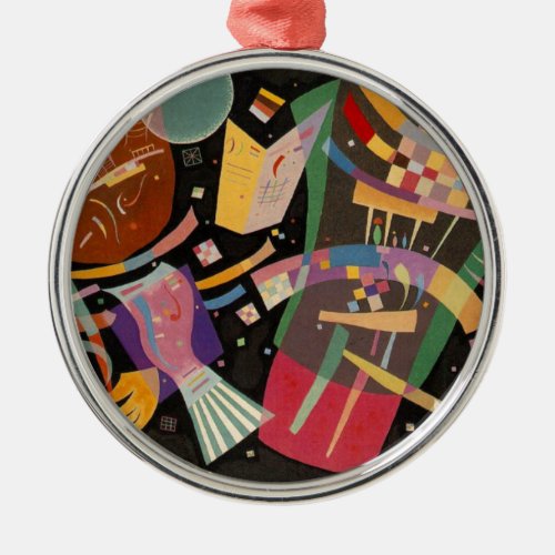 Kandinsky Composition X Abstract Artwork Metal Ornament