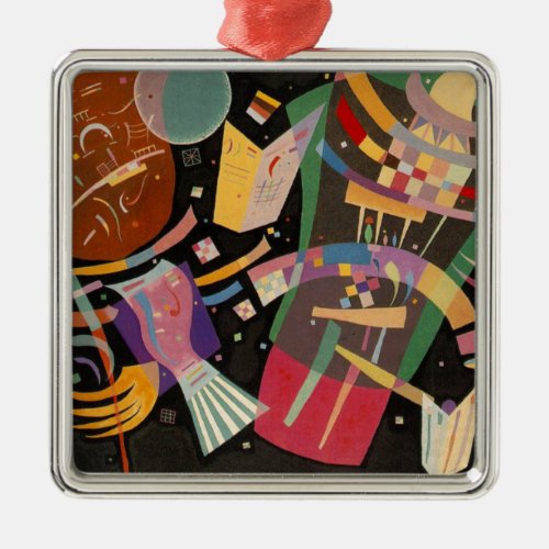 Kandinsky Composition X Abstract Artwork Metal Ornament