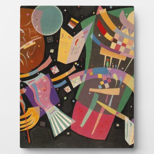 Kandinsky Composition X Abstract Artwork Plaque
