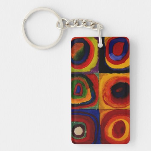 Kandinsky _ Concentric Circles Keychain