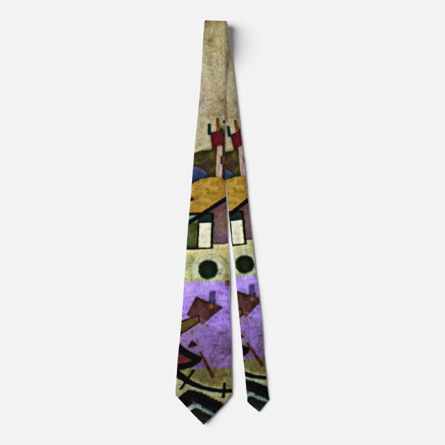 Kandinsky - Contrasting Sounds Neck Tie (Front)