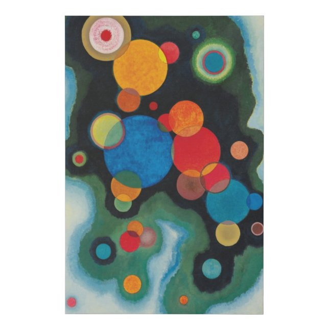 Kandinsky Deepened Impulse Abstract Artwork Faux Canvas Print (Front)