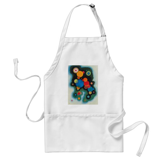 Kandinsky Deepened Impulse Abstract Oil on Canvas Adult Apron (Front)