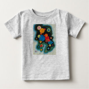 Kandinsky Deepened Impulse Abstract Oil on Canvas Baby T-Shirt