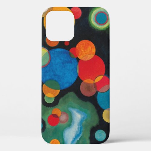 Kandinsky Deepened Impulse Abstract Oil on Canvas iPhone 12 Case