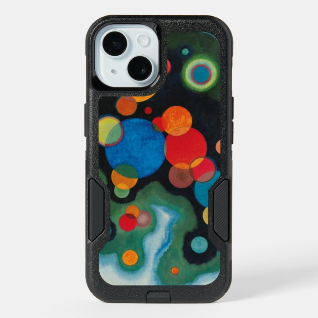 Kandinsky Deepened Impulse Abstract Oil on Canvas iPhone 15 Case (Back)