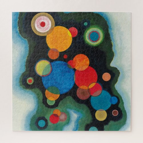 Kandinsky Deepened Impulse Abstract Oil on Canvas Jigsaw Puzzle