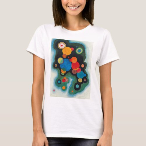 Kandinsky Deepened Impulse Abstract Oil on Canvas T_Shirt