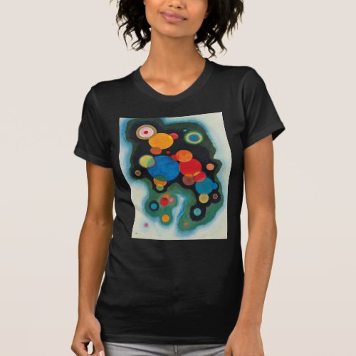 Kandinsky Deepened Impulse Abstract Oil on Canvas T_Shirt