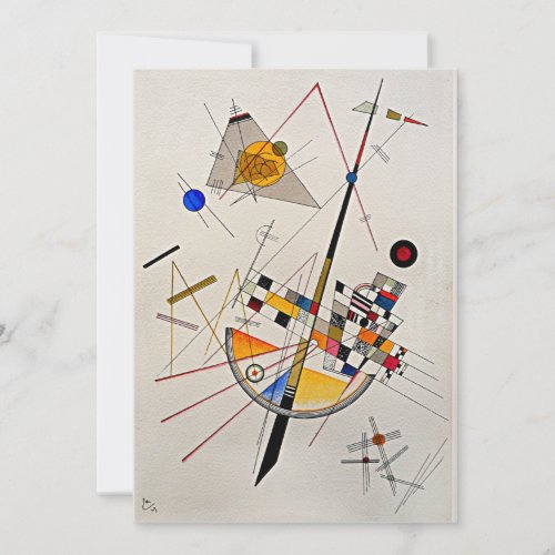 Kandinsky _ Delicate tension Card