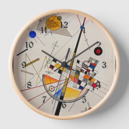 Kandinsky _ Delicate tension Clock