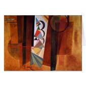 Kandinsky Development in Brown Abstract Painting (Front Horizontal)