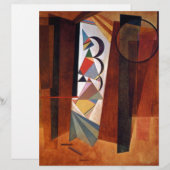 Kandinsky Development in Brown Abstract Painting (Front/Back)