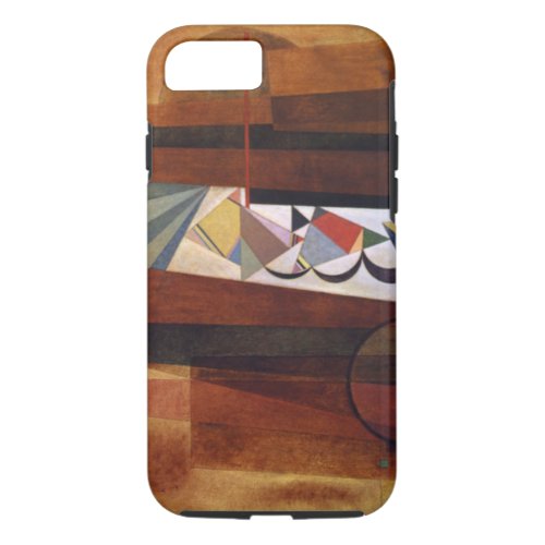 Kandinsky Development in Brown Abstract Painting iPhone 87 Case