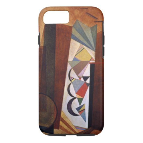 Kandinsky Development in Brown Abstract Painting iPhone 87 Case