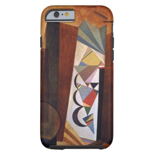 Kandinsky Development in Brown Abstract Painting Tough iPhone 6 Case