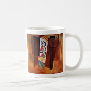 Kandinsky Development in Brown Abstract Painting Coffee Mug