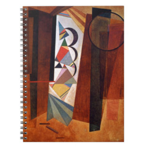 Kandinsky Development in Brown Abstract Painting Notebook