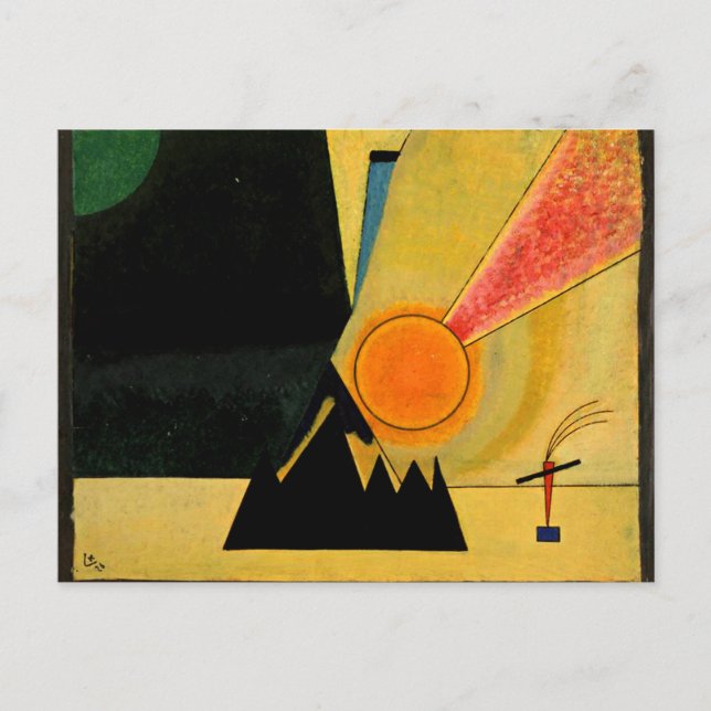 Kandinsky - Development, popular painting, Postcard (Front)