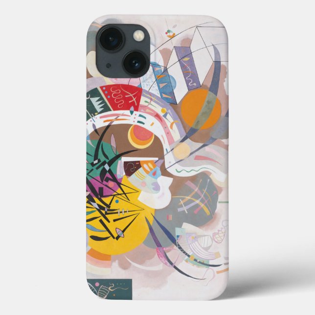 Kandinsky Dominant Curve Abstract Painting Case-Mate iPhone Case (Back)