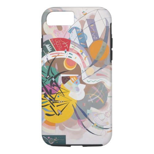 Kandinsky Dominant Curve Abstract Painting iPhone 87 Case