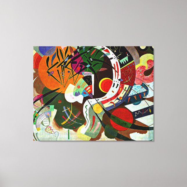 Kandinsky - Dominant Curve Canvas Print (Front)