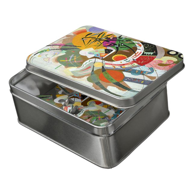 Kandinsky - Dominant Curve Jigsaw Puzzle (Lid Open)