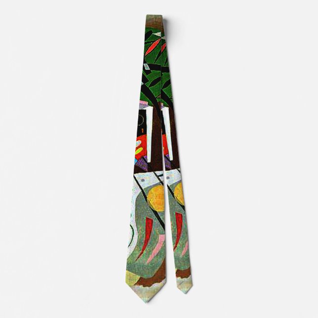 Kandinsky - Dominant Curve Neck Tie (Front)