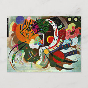 Kandinsky - Dominant Curve Postcard