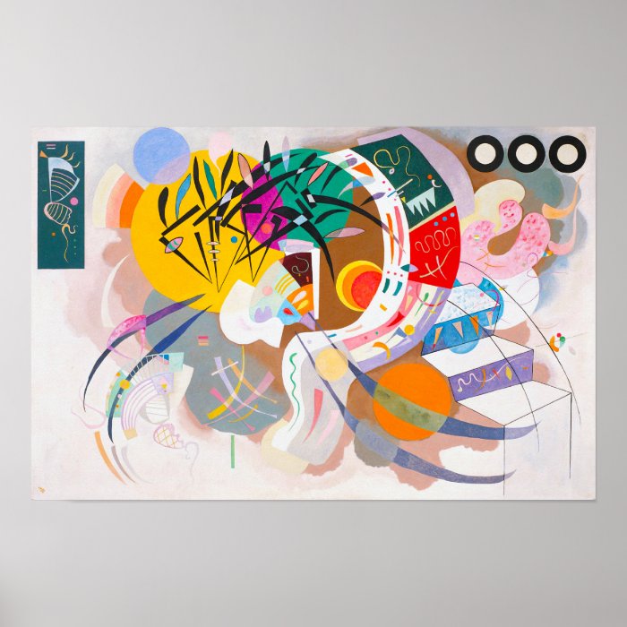 Kandinsky Dominant Curve Poster