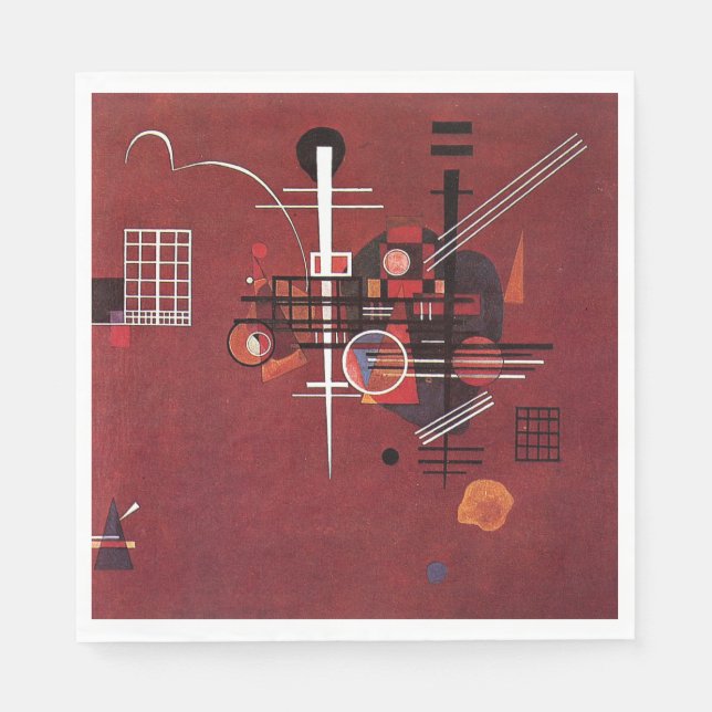 Kandinsky - Dull Red Napkins (Front)