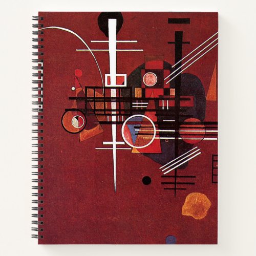 Kandinsky _ Dull Red Notebook