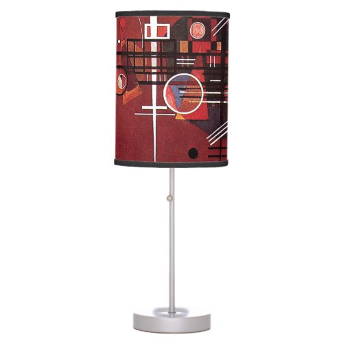 Kandinsky _ Dull Red Table Lamp