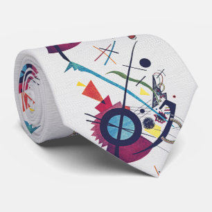 Kandinsky Dynamics – Geometric Energy Neck Tie
