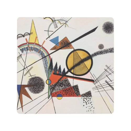 Kandinsky Expressionist Absract Painting Artwork Metal Print