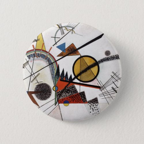 Kandinsky Expressionist Abstract Painting Artwork Button