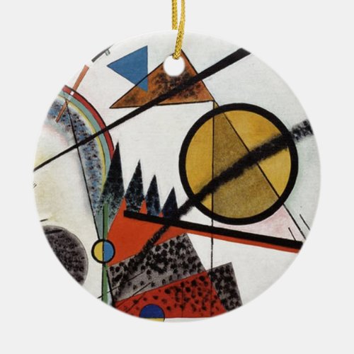 Kandinsky Expressionist Abstract Painting Artwork Ceramic Ornament