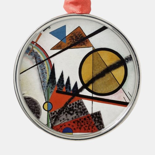 Kandinsky Expressionist Abstract Painting Artwork Metal Ornament