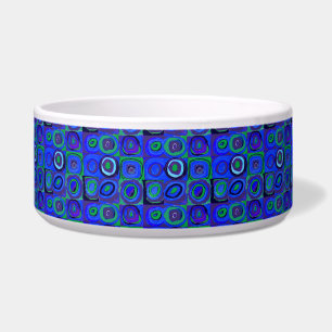 Kandinsky Farbstudie Blue Quadrate Square Circle Bowl