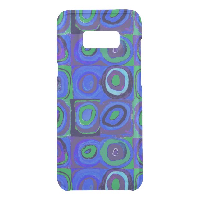 Kandinsky Farbstudie Blue Quadrate Square Circle  Uncommon Samsung Galaxy Case (Back)