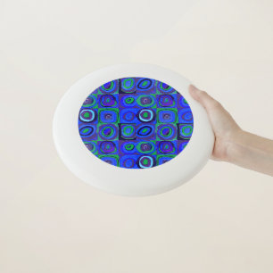 Kandinsky Farbstudie Blue Quadrate Square Circle  Wham-O Frisbee