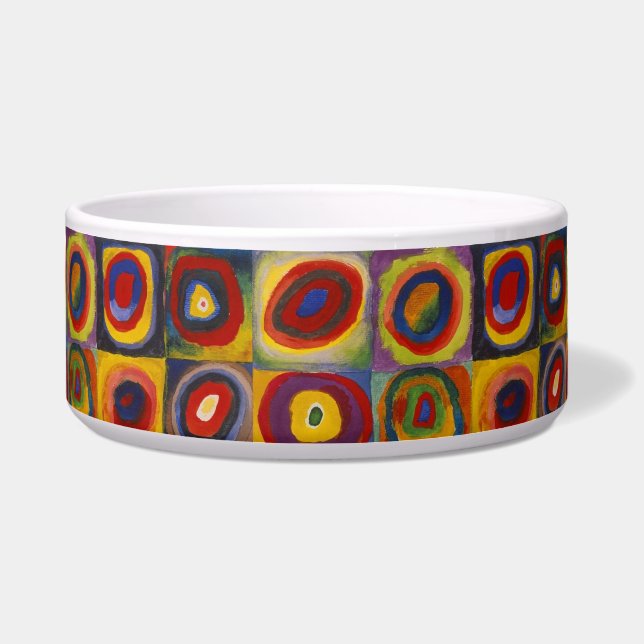 Kandinsky Farbstudie Quadrate Colourful Squares Bowl (Front)