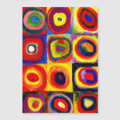 Kandinsky Farbstudie Quadrate Squares Circles Art  (Front)