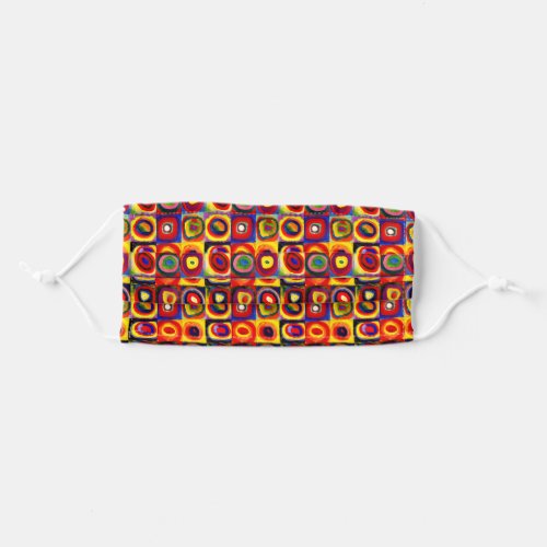 Kandinsky Farbstudie Quadrate Squares Circles Art Adult Cloth Face Mask