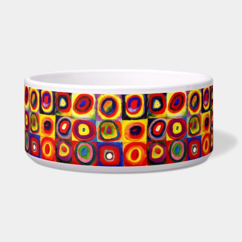 Kandinsky Farbstudie Quadrate Squares Circles Art Bowl